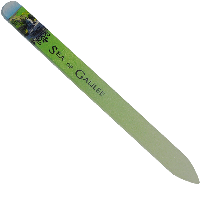 Sea of Galilee Crystal Glass Nail File